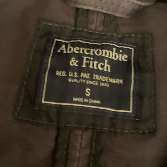 Abercrombie & Fitch EUG navy blue cargo utility jacket Size small - Picture 2 of 5